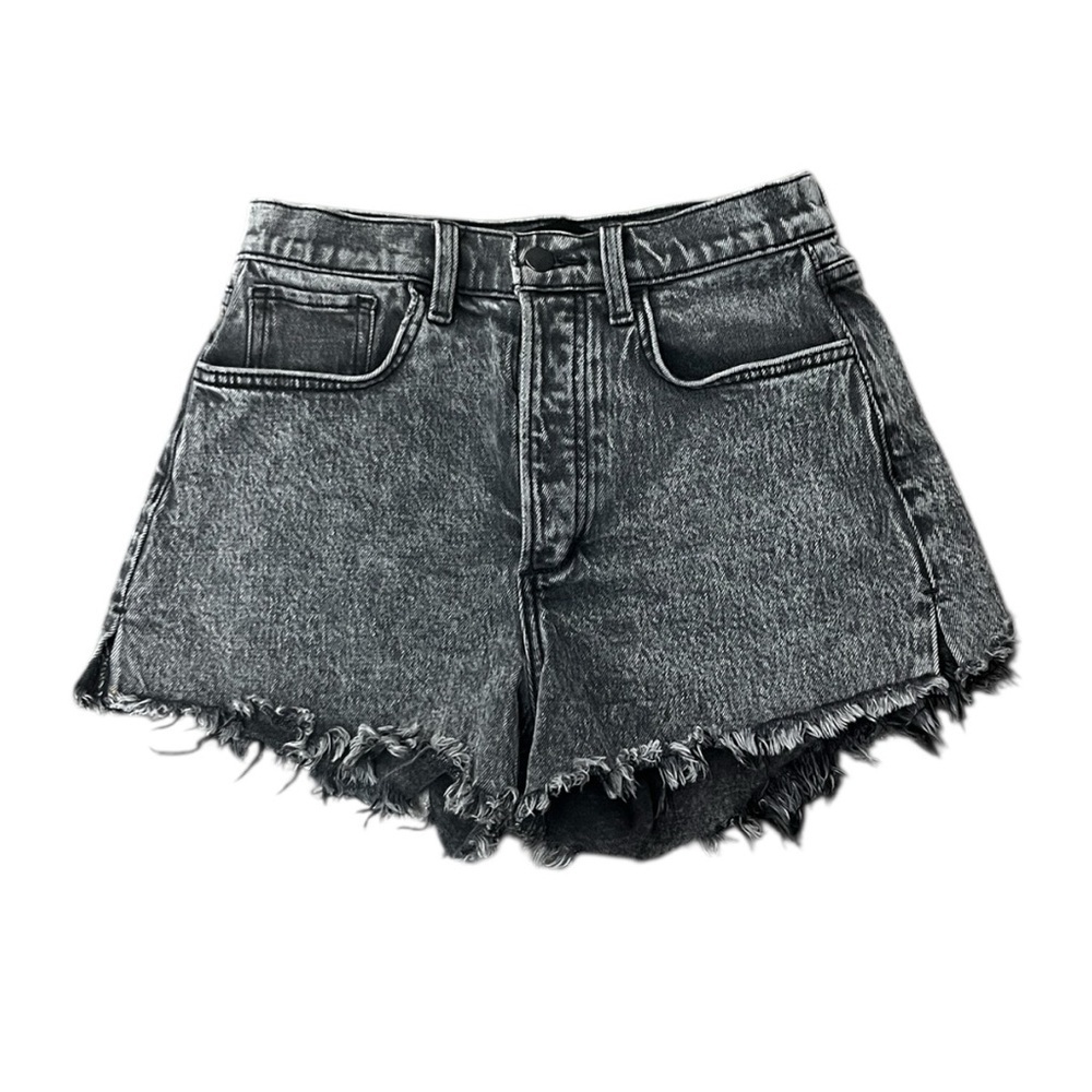 Joe's Jeans Black High Rise Shorts - Picture 3 of 8
